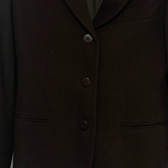 Giorgio Armani Le Collezioni Brown Blazer - Size 8 - Picture 2 of 4